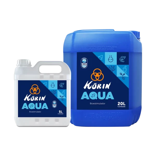 Imagem ilustrativa do pack de produtos Embiotic Aqua para aquicultura profissional